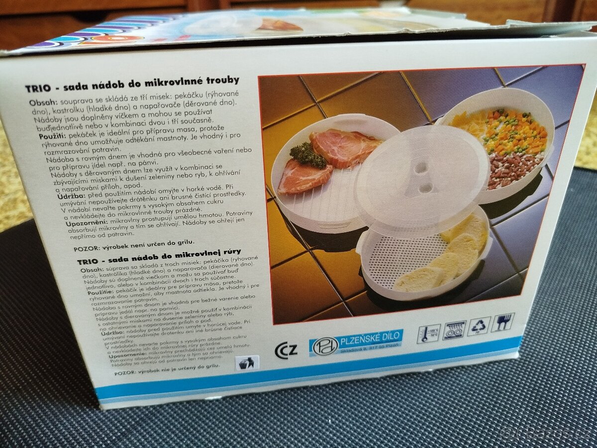 Sada nádob do mikrovlnné trouby – nepoužitá - 4