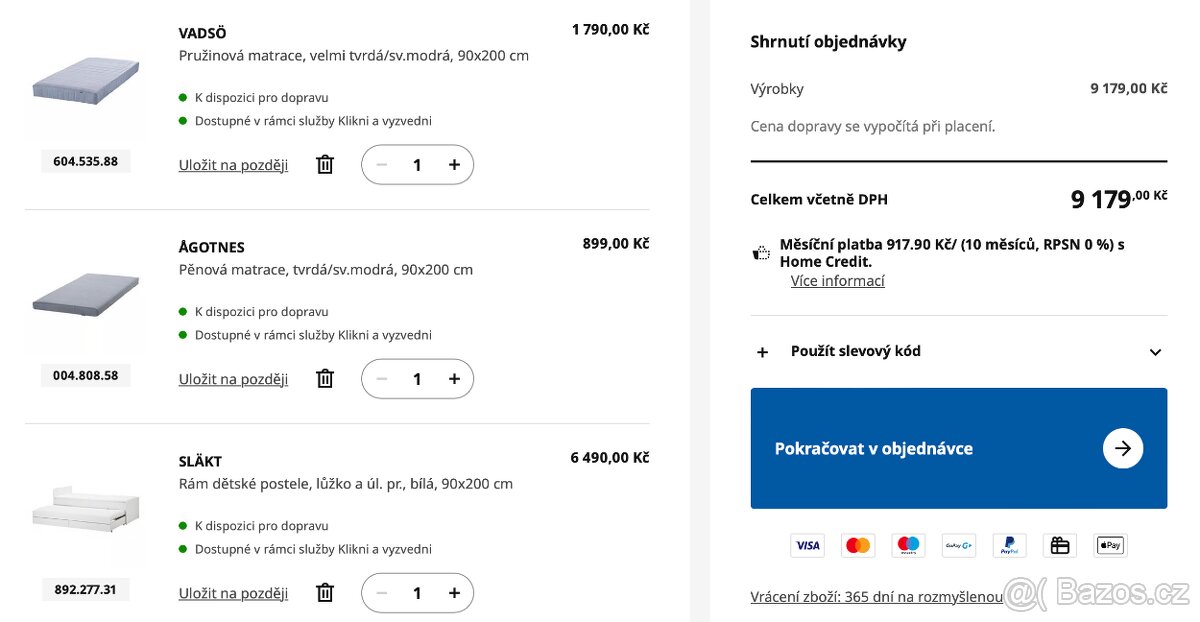 Dětské postele IKEA Släkt s extra lůžkem a zásuvkami - 4