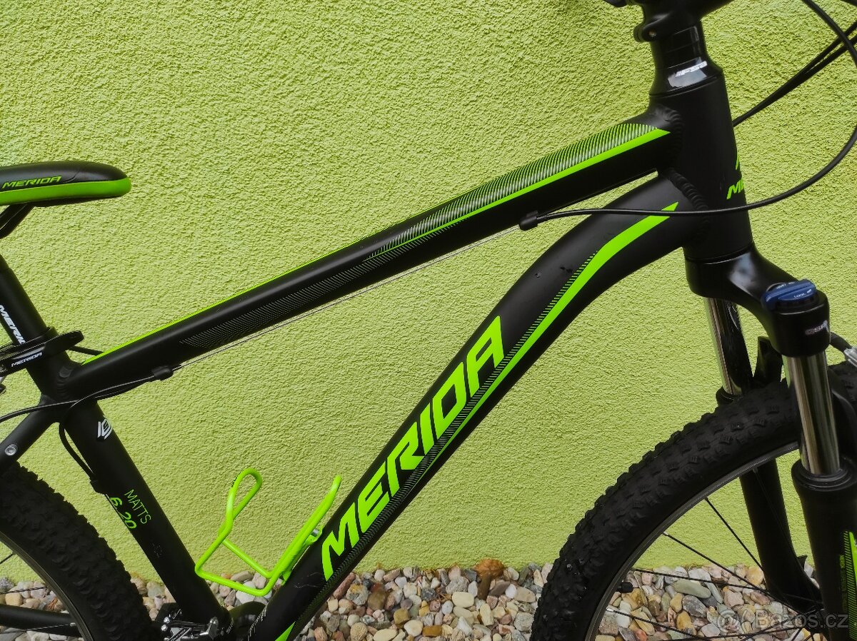 Značkové horské kolo Merida 26"/16" (černá/zelená) - 4