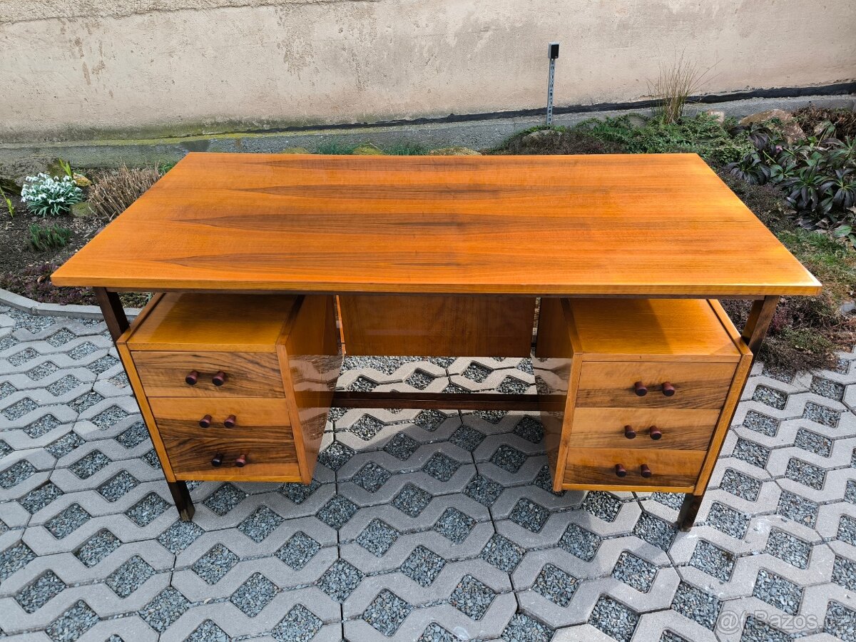 Retro designový psací stůl - Rumunsko - 60. léta - 4