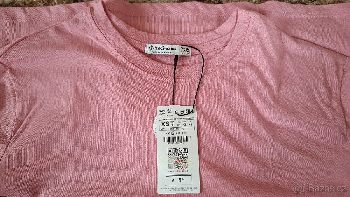 Dámské růžové triko - 4