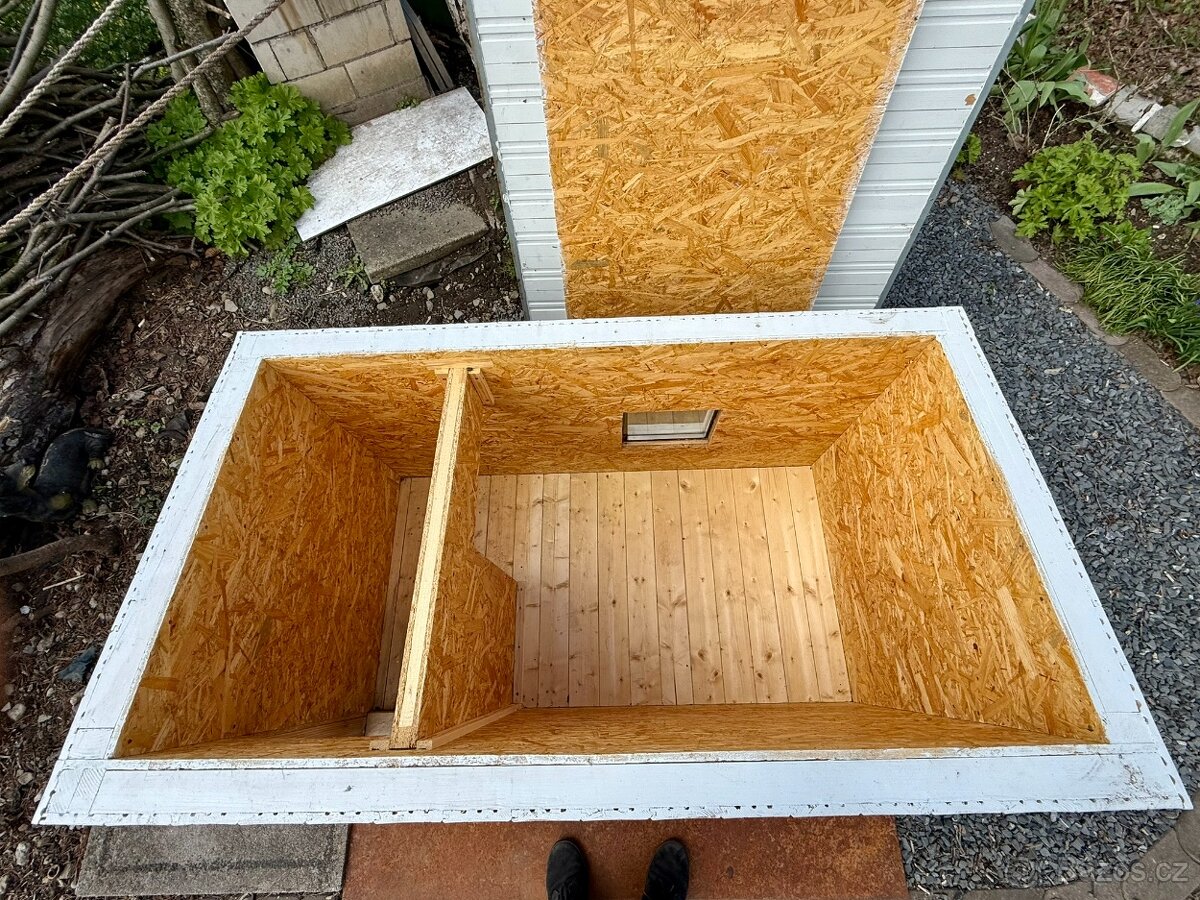 Psi bouda pro psa zateplená s oknem 150 x 85 cm - 4