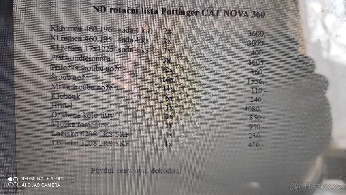 ND rotační lišta Pöttinger NOVA CAT 360T - 4