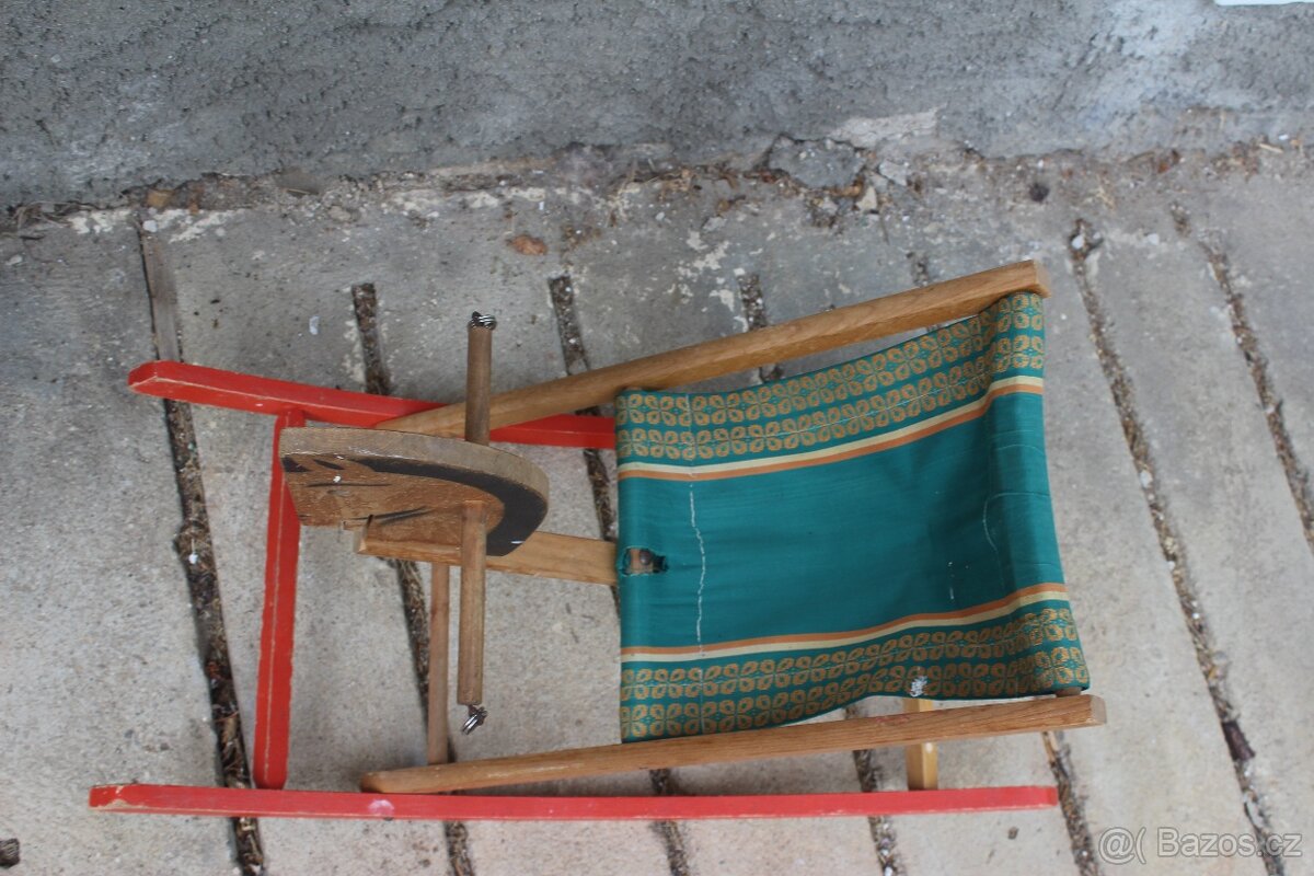 Retro houpací koník a křesílko - 4
