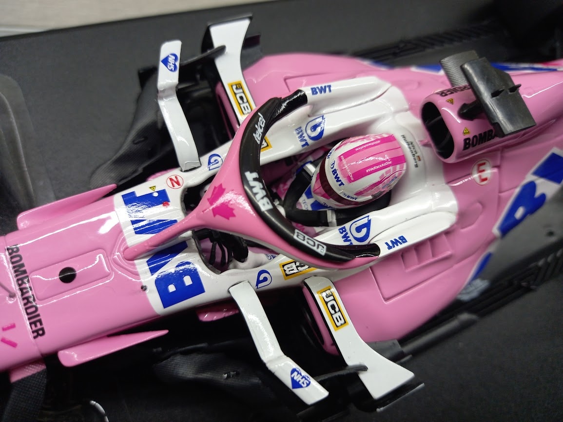 F1 BWT RACING POINT MERCEDES RP20 HULKENBERG MINICHAMPS 1:18 - 4