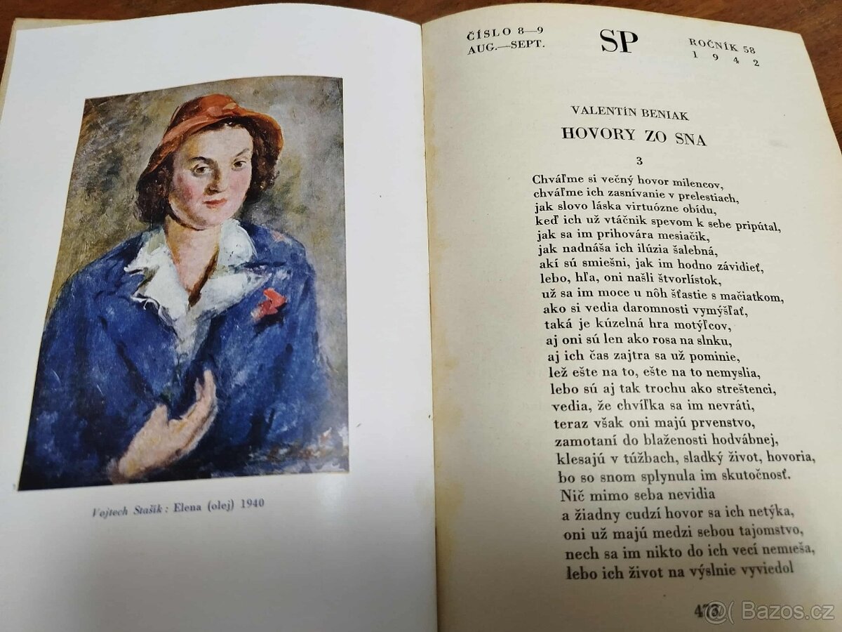 SLOVENSKÉ POHĽADY--1942--58.ročník 1. až 12.--redigoval DR.S - 4