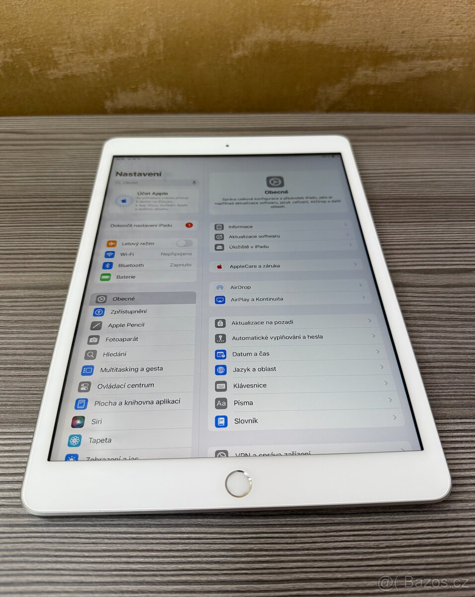 Apple iPad 7 32GB stříbrný, top stav - 4