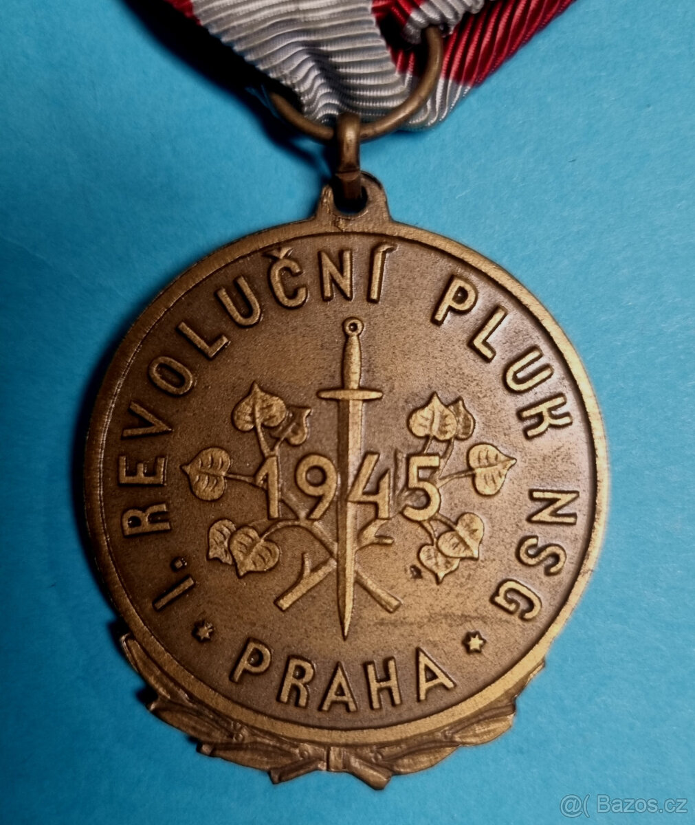 Pamětní medaile 1. revoluční pluk NSG Praha - 4