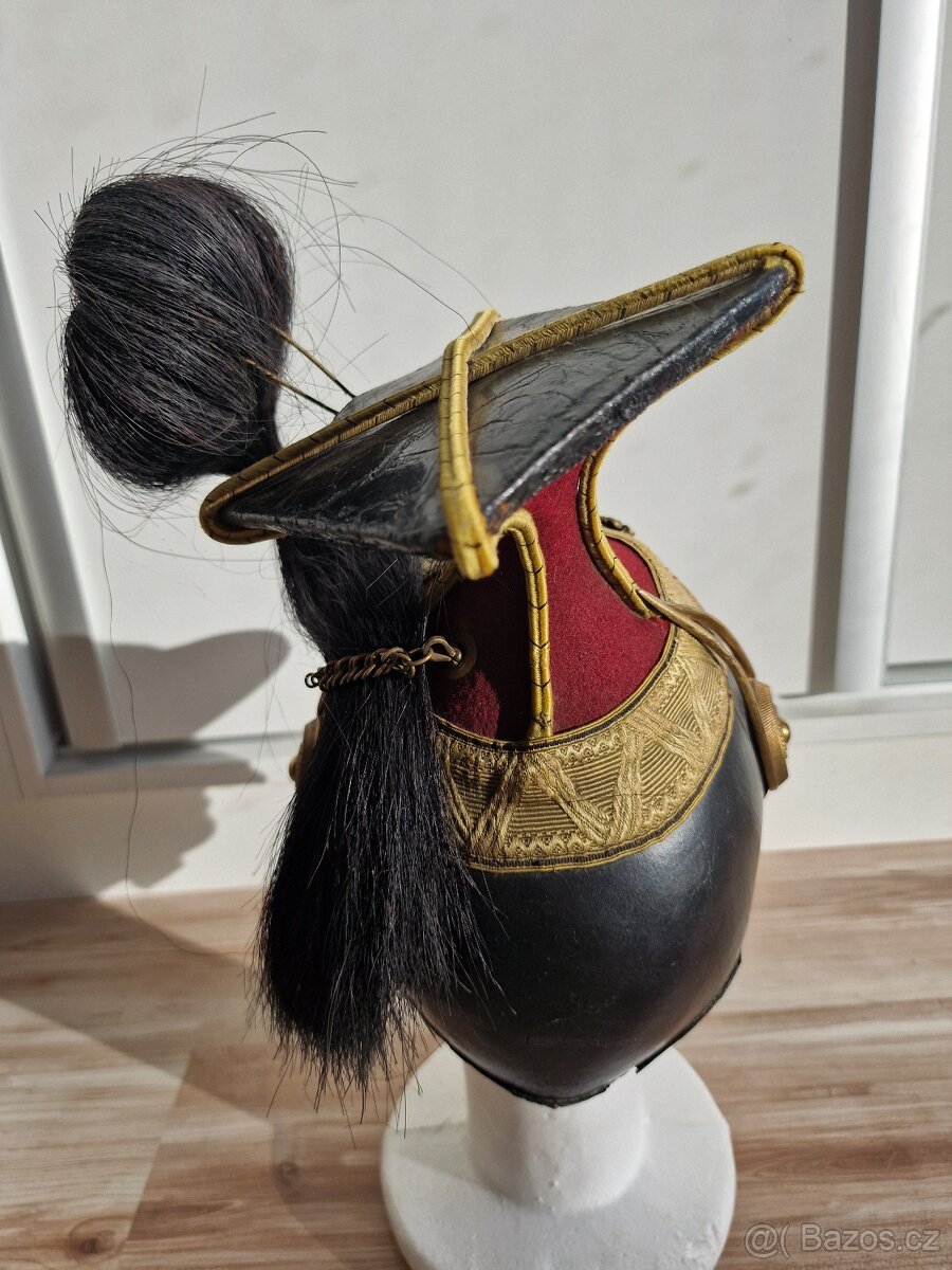 čáko,helma,přilba - Rakousko Uhersko Hulán - podůstojník - 4