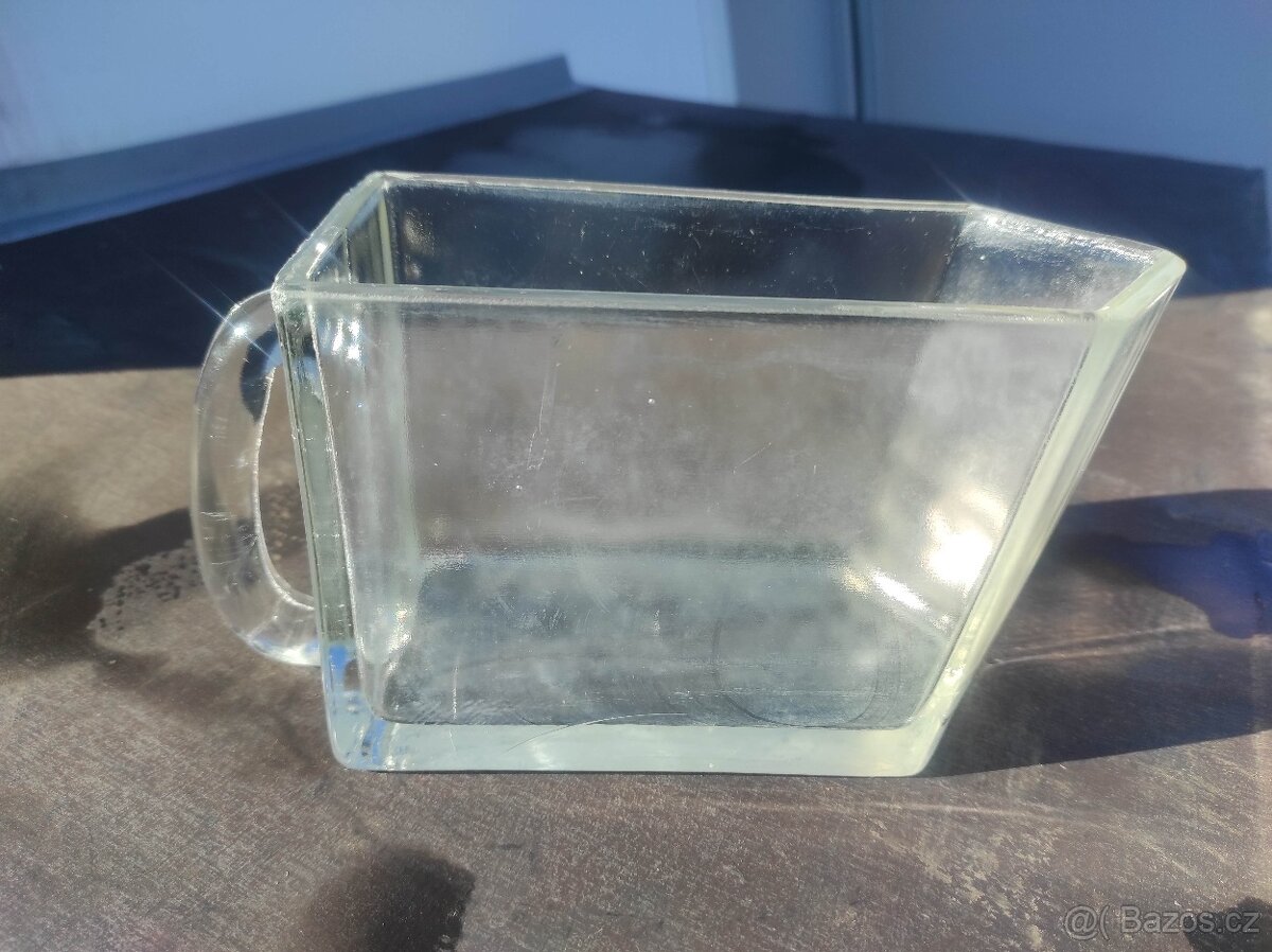 Stará skleněná dóza - velmi pěkná - 4