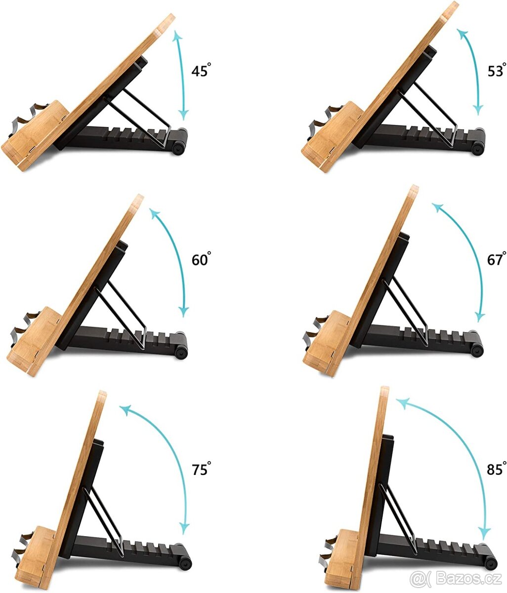 Stojan na čtení z bambusu - 4