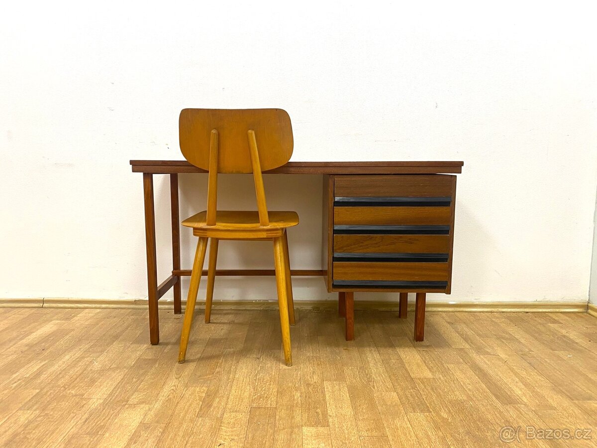 Retro psací stůl 60. léta - 4