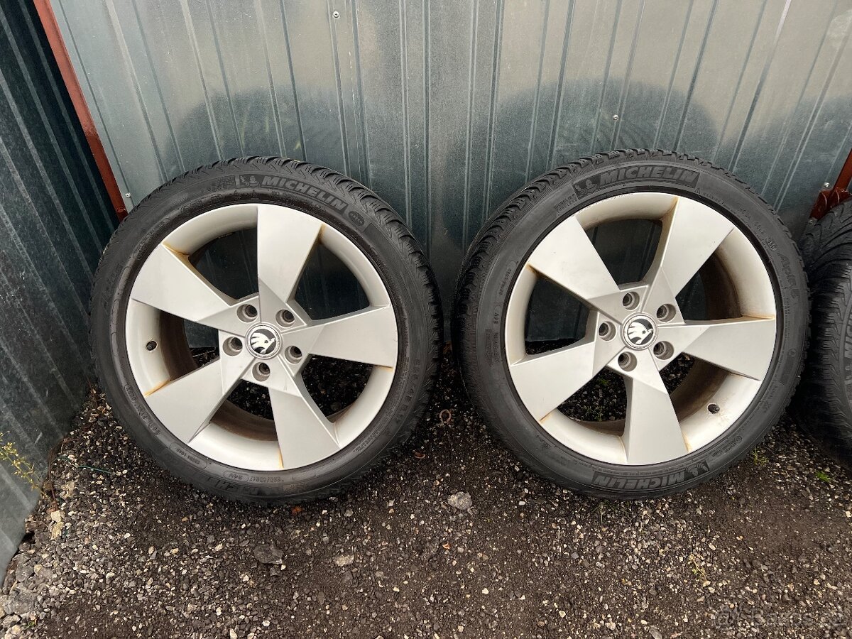 Originální zimní sada Škoda 225/45R17, Michelin - 4