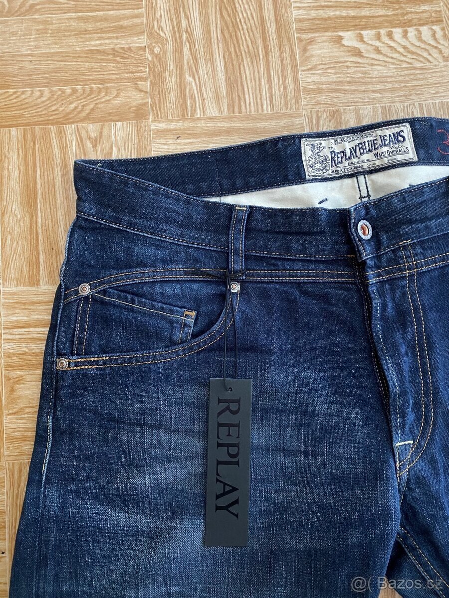 panske dziny, rifle REPLAY velkost W36 L30. - 4