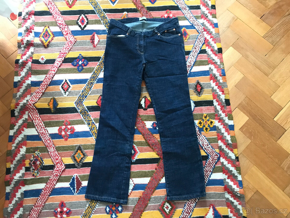 Nové těhotenské džíny, vel. S, značka Liz Lange - 4