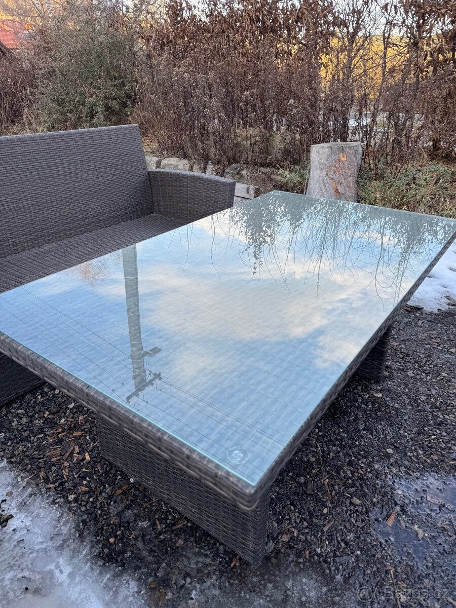 Ratanový zahradní set - 4