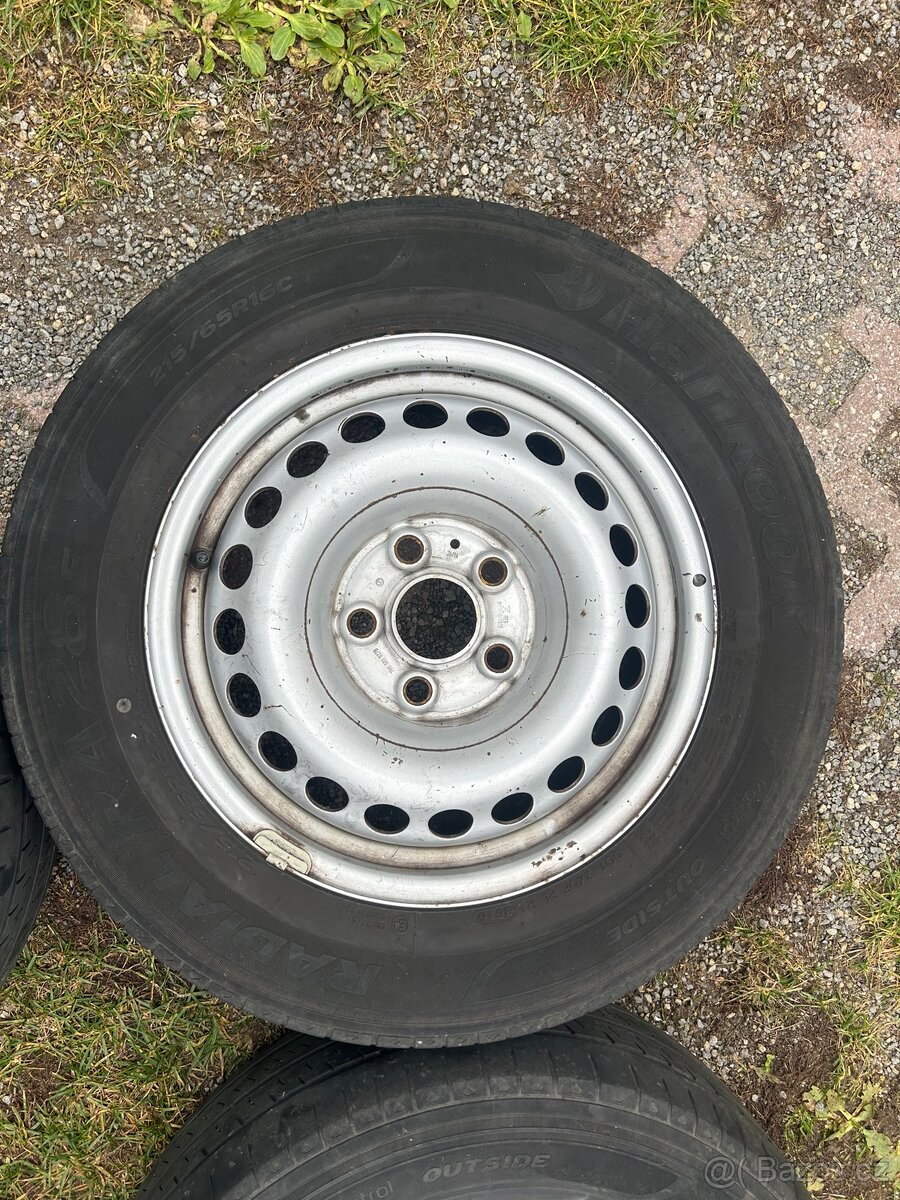 Volkswagen Transporter T6 - plechové disky - 4