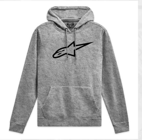 ALPINESTAR šedá mikina s kapucí - 4