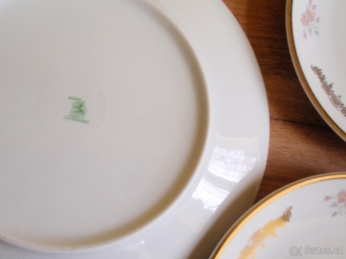 Koláčová porcelánová souprava -Tři grácie - 4