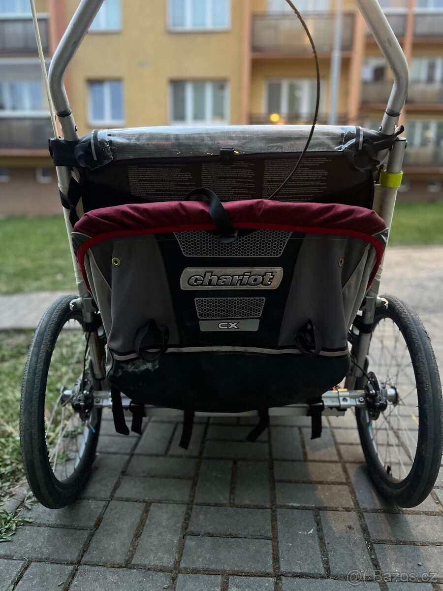 Cyklovozík Chariot CX2 pro 2 děti - 4