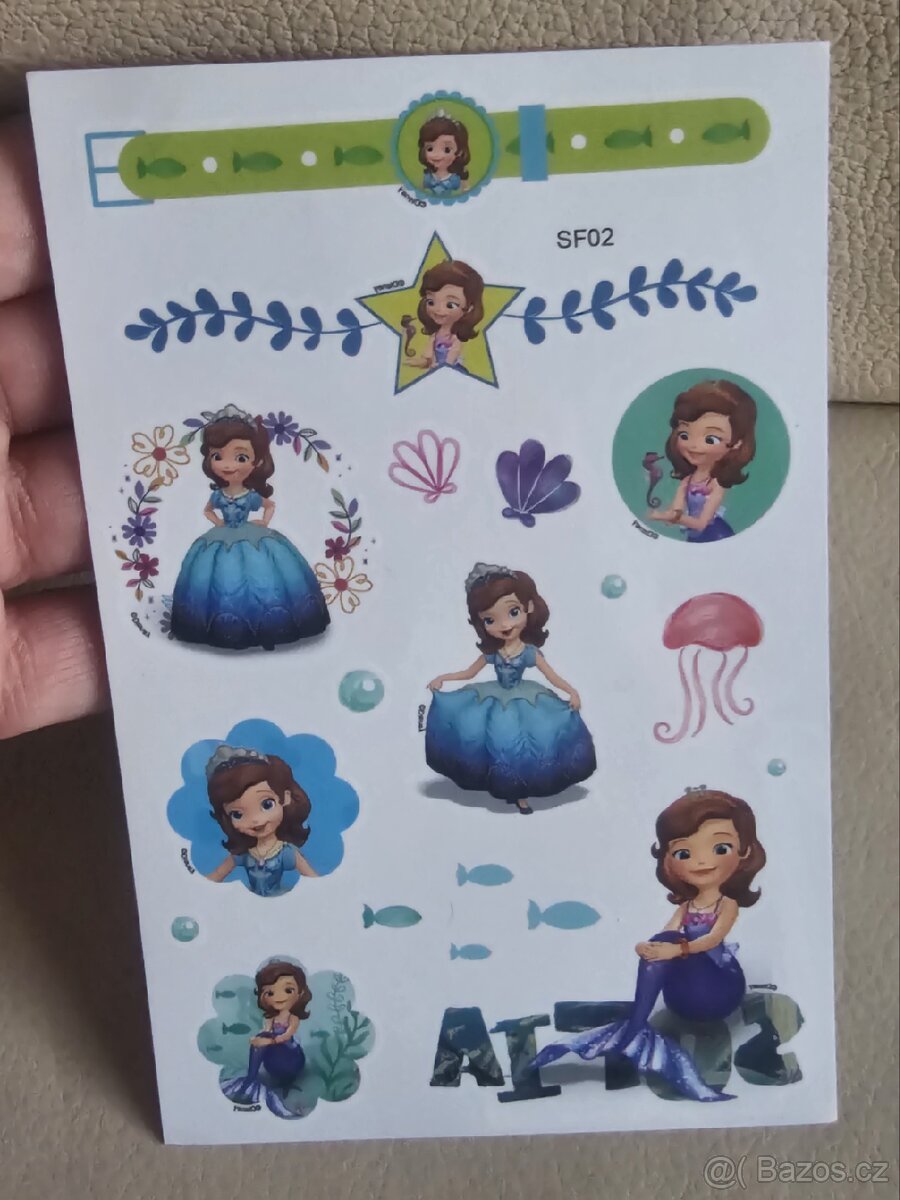 4x tetování princezna Sofie - 4