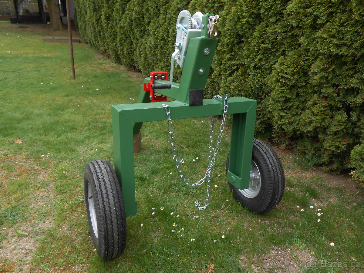 Vyvážečka dřeva za čtyřkolu, malotraktor
