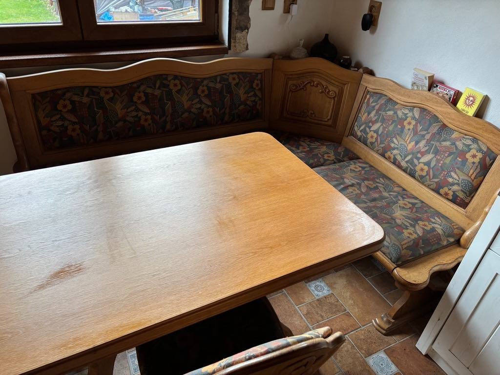 Rustikální rohová lavice - 4