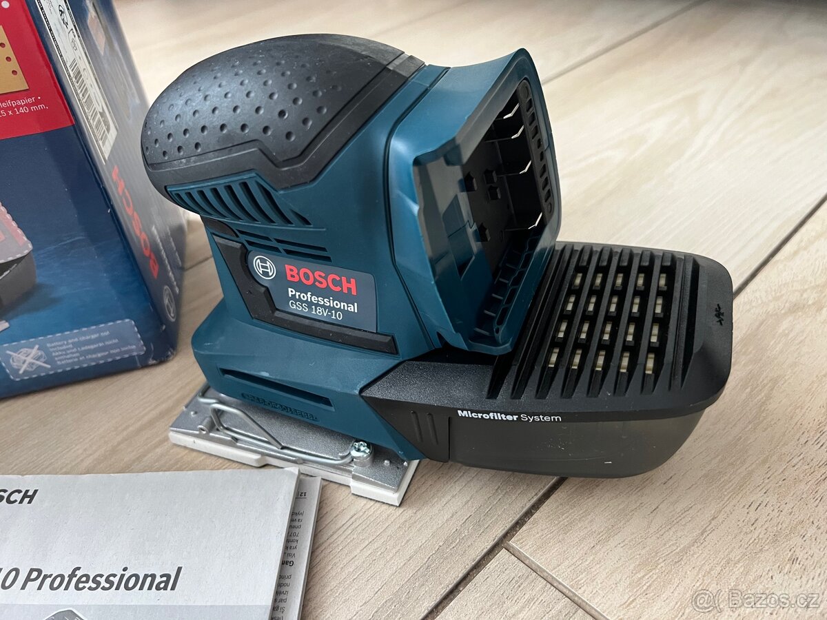 Nová aku vibrační bruska Bosch GSS 18V-10 Professional - 4