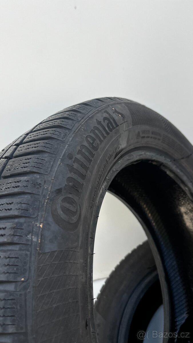 2x zimní pneu - 225/55 R17 97H - CONTINENTAL - 6mm - 4