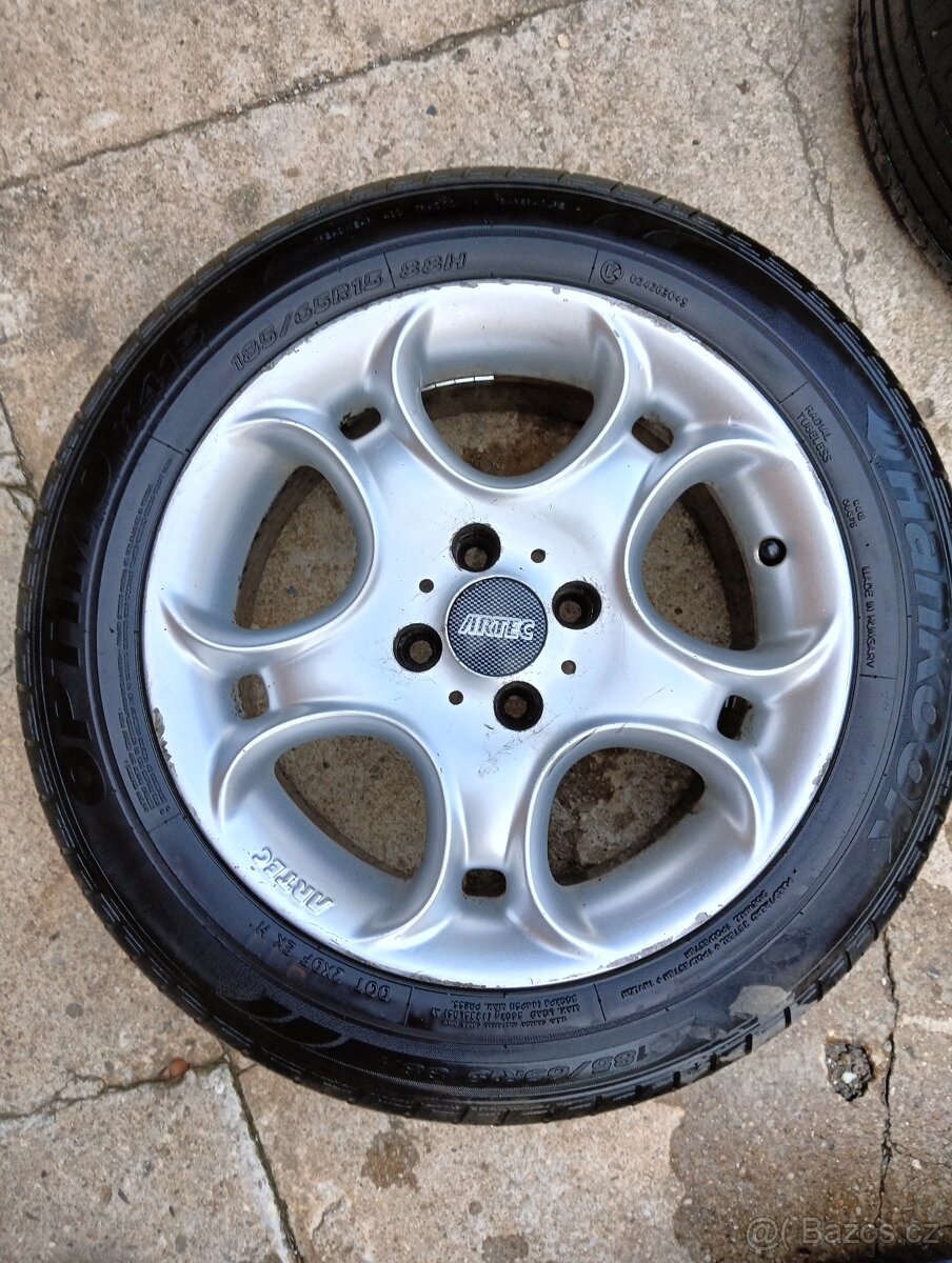 ALU kola 15", disky a pneumatiky - 4