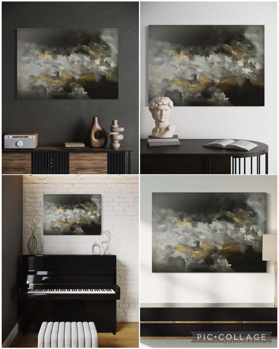 Abstraktní obraz - JAN - 100x70cm - 4