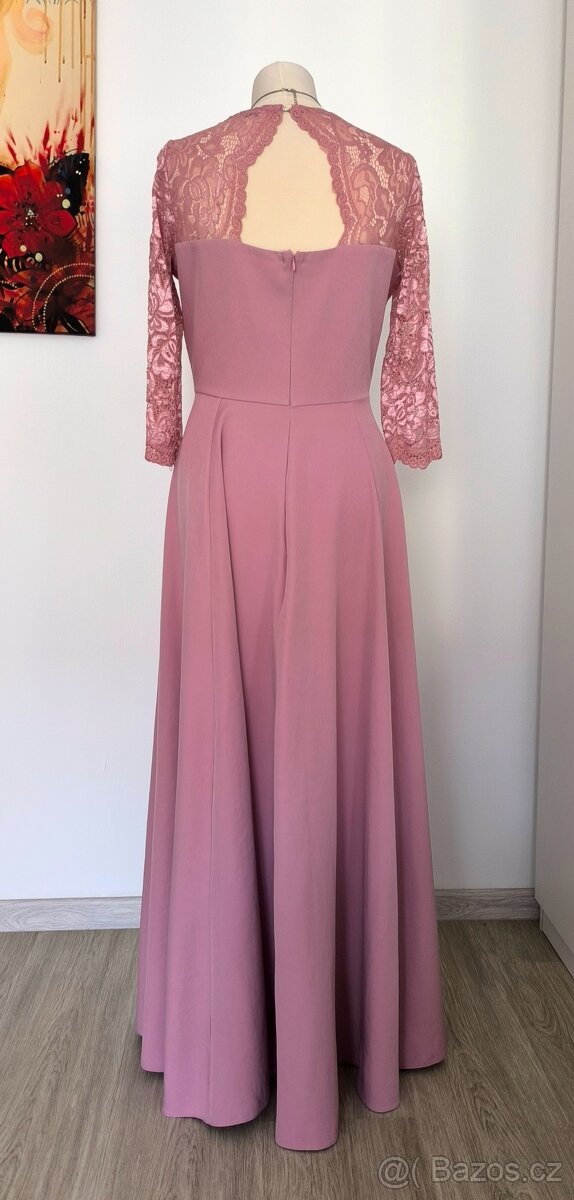 Starorůžové plesové šaty - 4