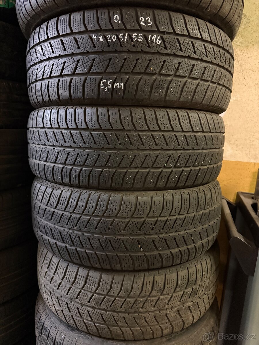 4x zimní pneu r16 205/55/16 - 4