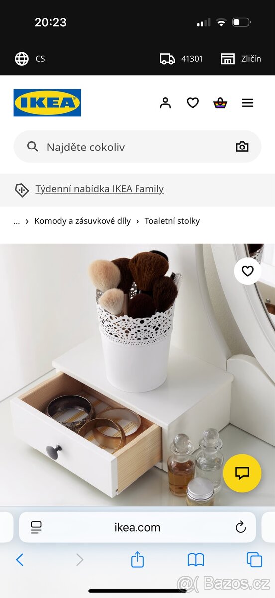 Toaletní stolek se zrcadlem - 4