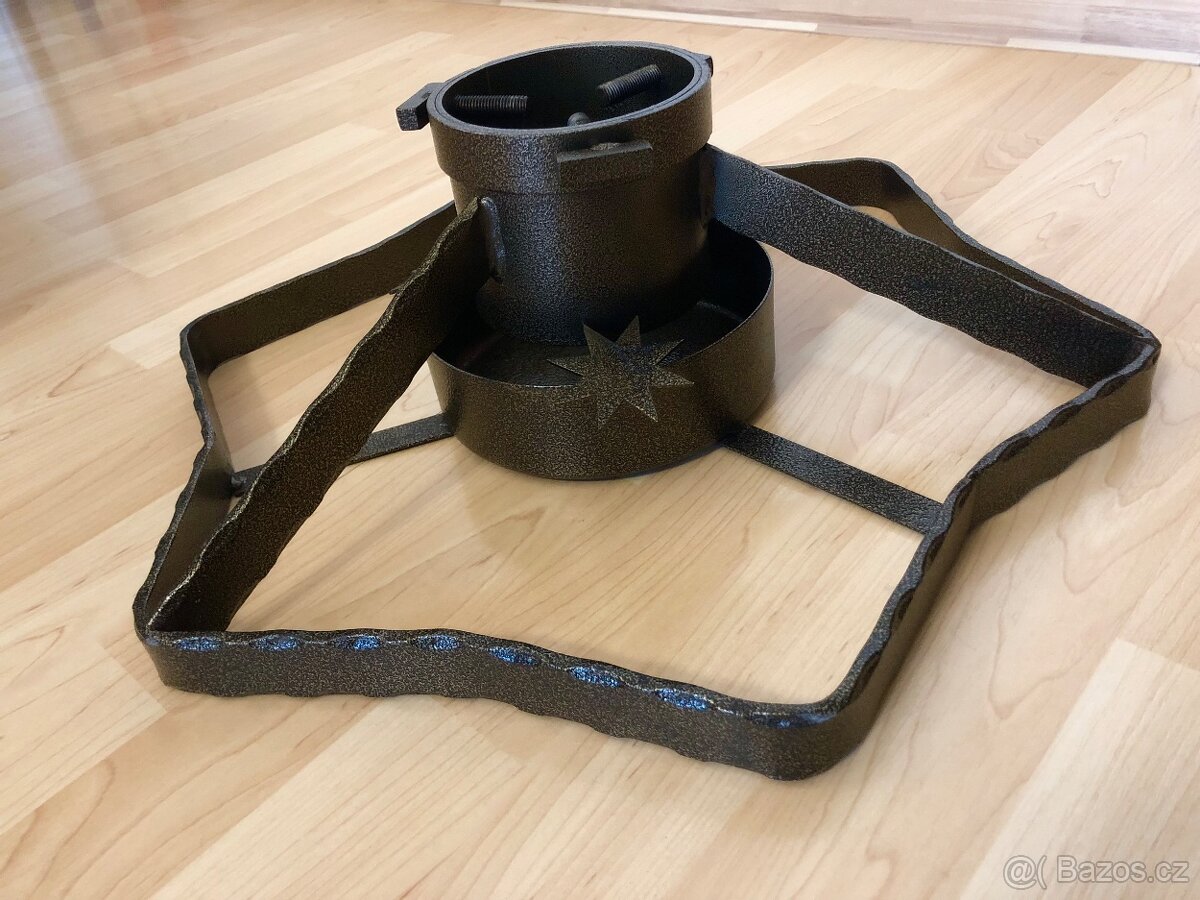 Velký celokovový vánoční stojan na stromeček - 4