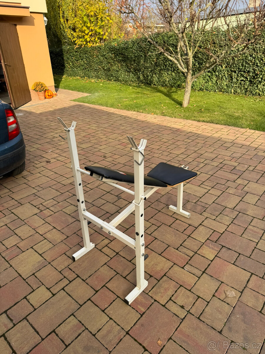Posilovací bench press lavice - 4