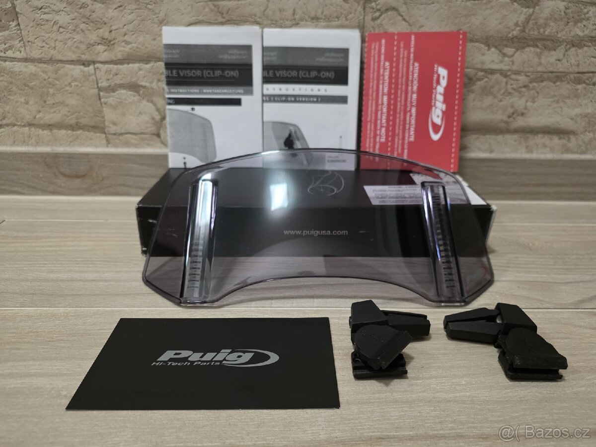 Nastavitelné pkexi PUIG 2.0 20764H clip-on, kouřové - 4