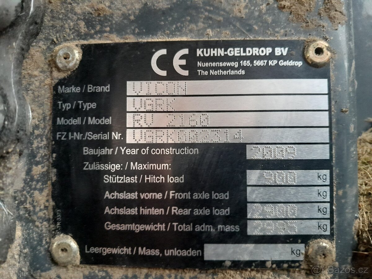 Lis na kulaté balíky Vicon RV 2160 - 4