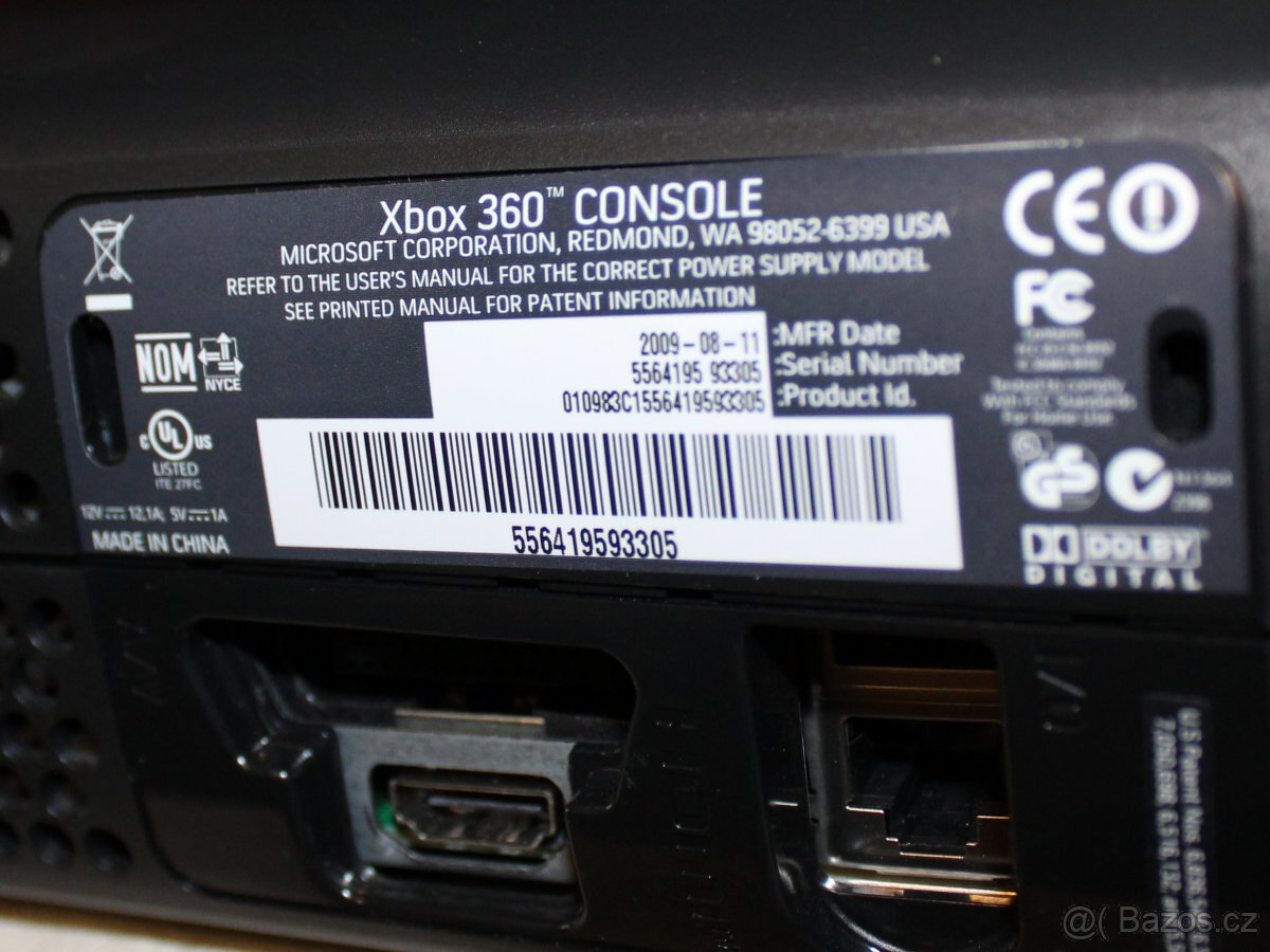 Microsoft Xbox 360 Elite 120GB Antracit - kompletní balení - 4