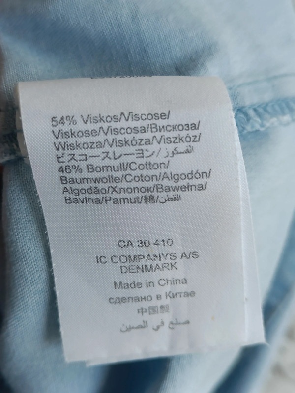 Světlé riflové šaty, vel. L - 4