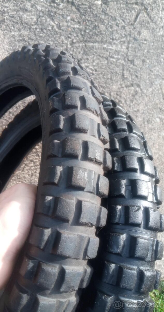 Pneu 2,75-16 fichtl pio pionýr Jawa cross enduro mitas pneu - 4