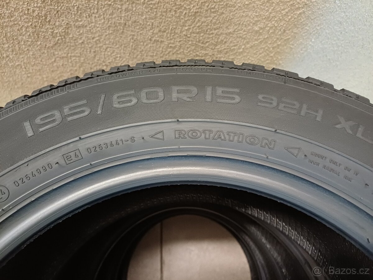 ZIMNÍ pneu Nokian 195/60/r15 4ks - 4