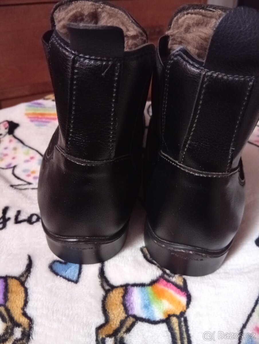 zimní perka Fouganza vel.40 černá/ZAMLUVENÉ - 4