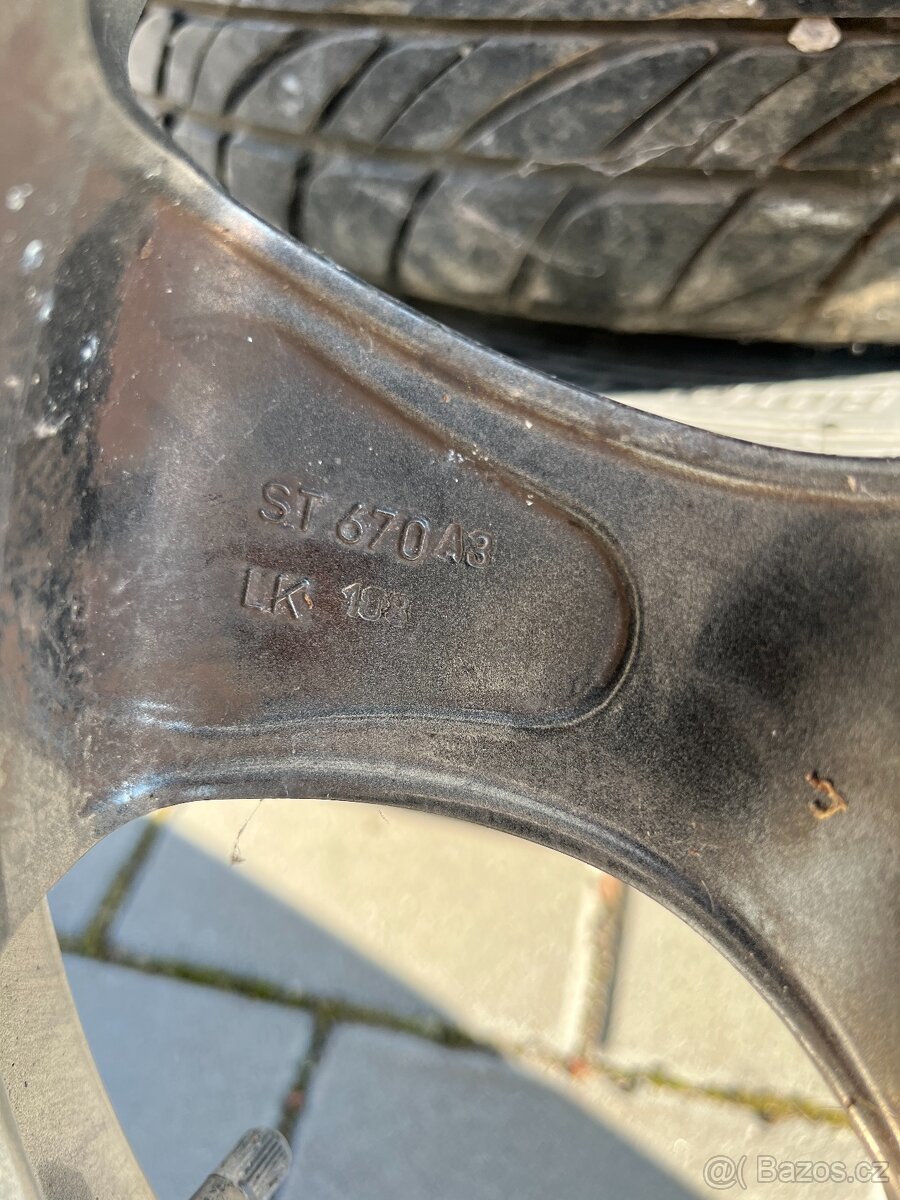 Litá kola Alutec 7Jx16H2 ET42 + pneu 205/45R16 - 4