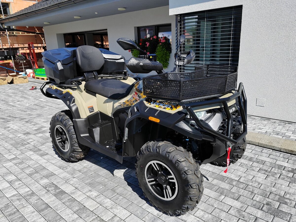 Loncin 550 wolf bílá i žlutá spz