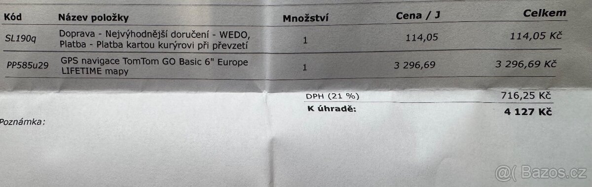 Navigace TOMTOM go basic 6 - 4