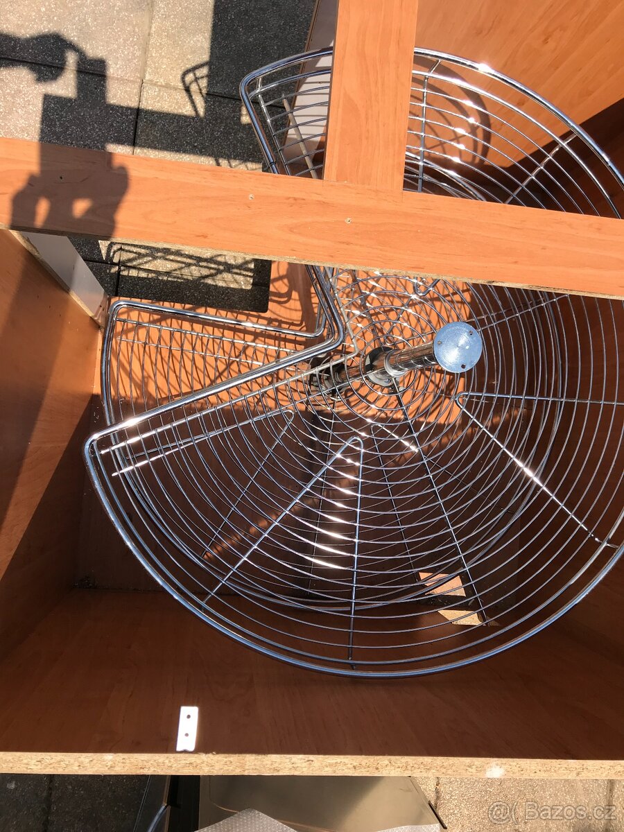 CARGO KOŠ OTOČNÝ 3/4 KOLA CHROM KOLO 750MM - 4