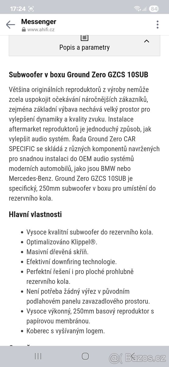 Subwoofer Groud Zero - 4