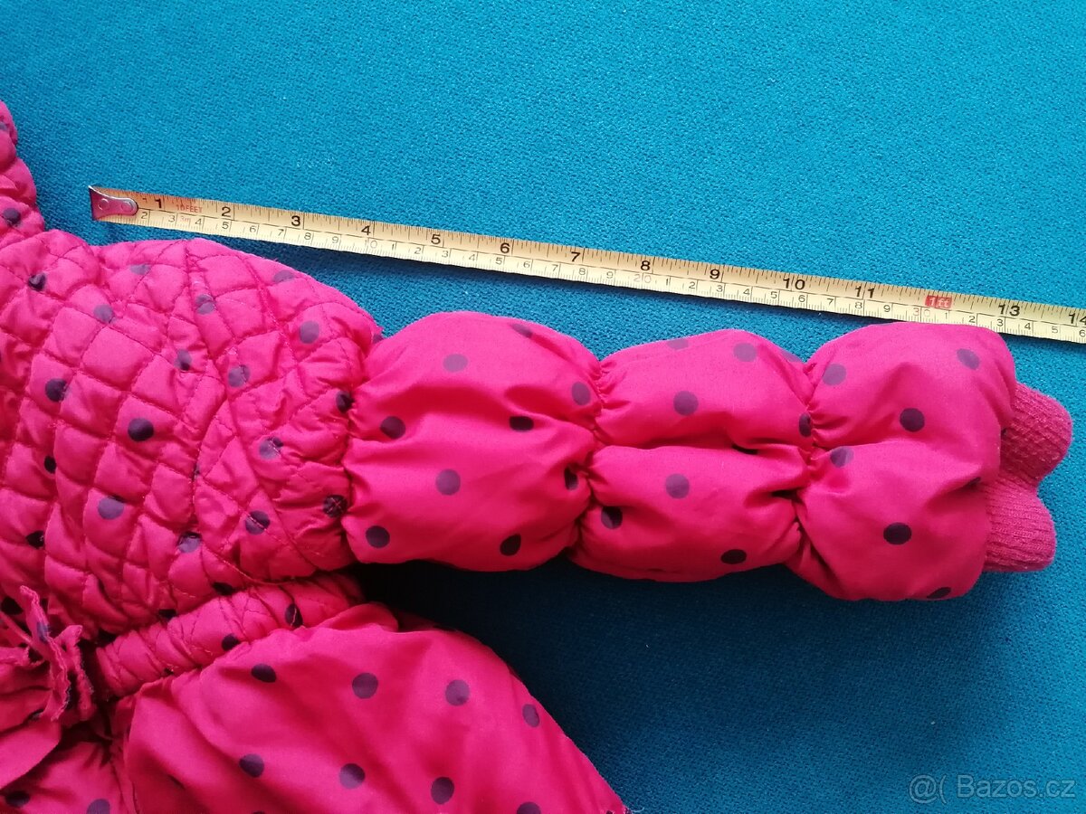 Zimní bunda se sovičkou 86/92 - 4