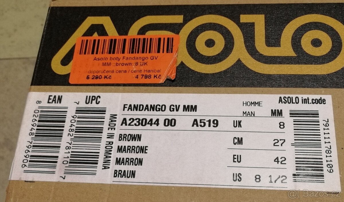 Dámské kožené pohorky Asolo 42 - 4